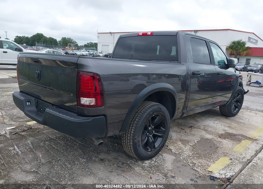2024 RAM 1500 CLASSIC WARLOCK 4X2 5'7 BOX VIN: 1C6RR6LG4RS123348