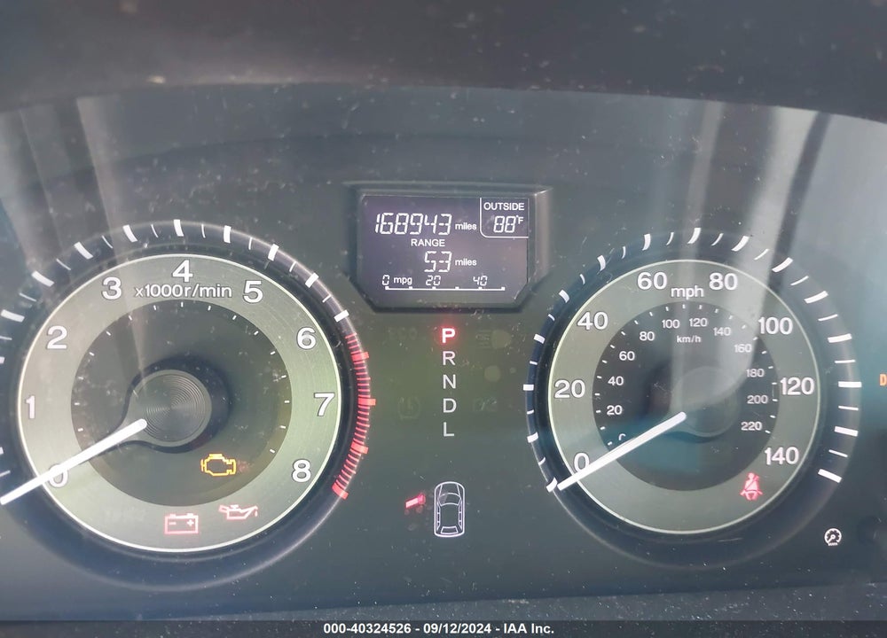 2012 HONDA ODYSSEY EX VIN: 5FNRL5H44CB100255