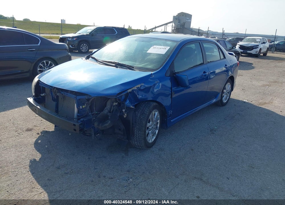 2009 TOYOTA COROLLA VIN: 1NXBU40E39Z077768