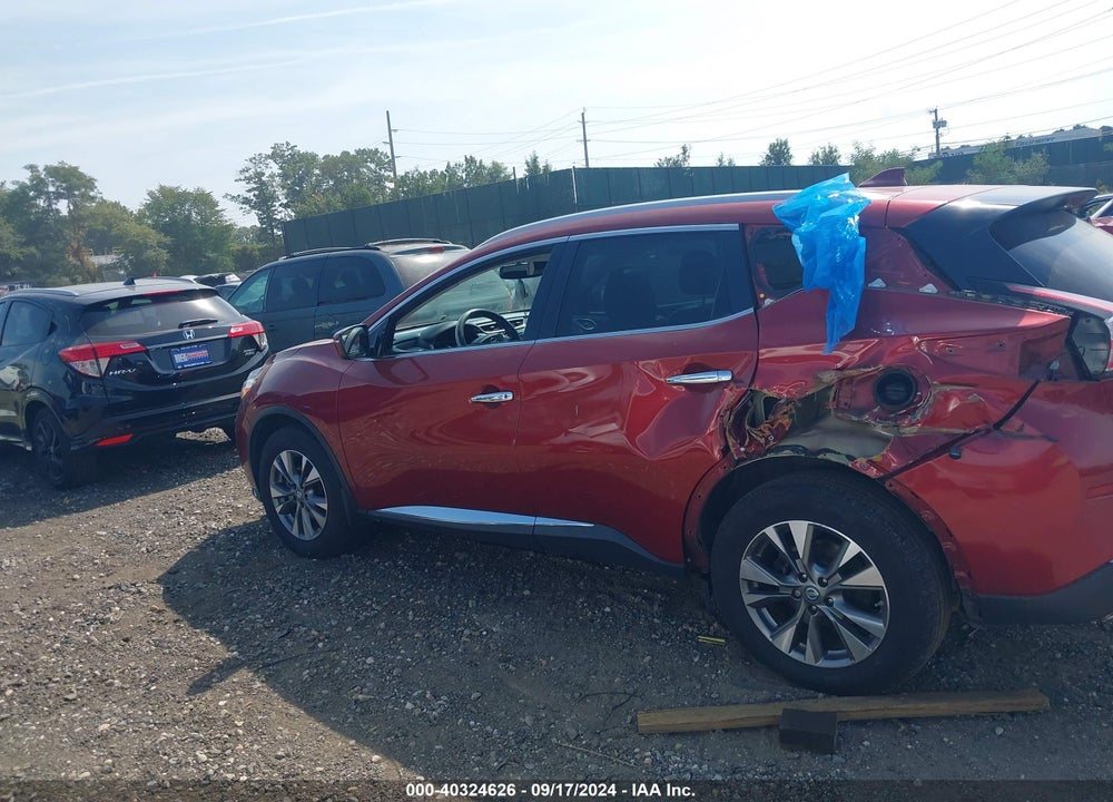 2017 NISSAN MURANO SL VIN: 5N1AZ2MH0HN149105