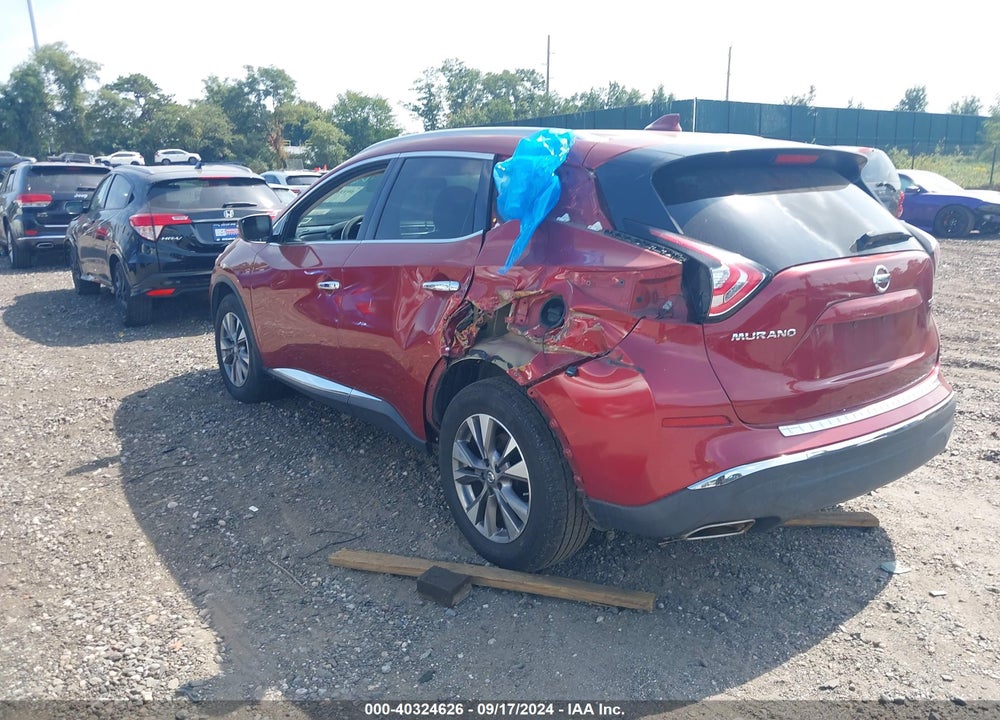 2017 NISSAN MURANO SL VIN: 5N1AZ2MH0HN149105