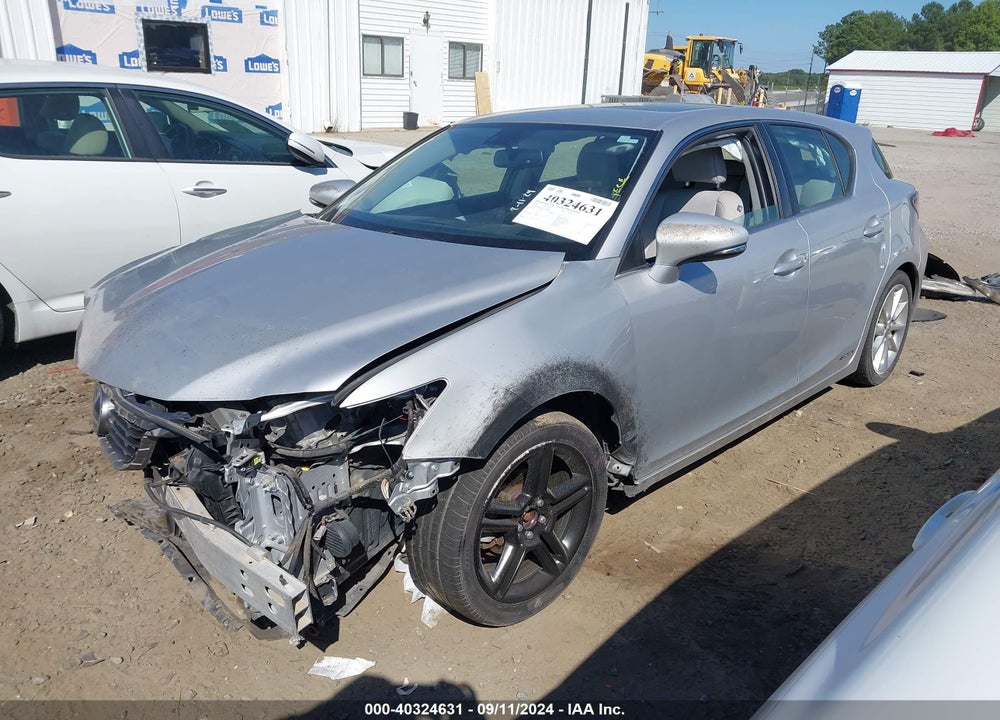 2012 LEXUS CT 200H PREMIUM VIN: JTHKD5BH4C2088121