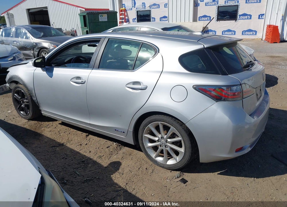 2012 LEXUS CT 200H PREMIUM VIN: JTHKD5BH4C2088121