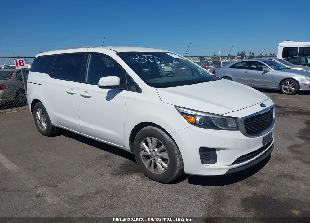 2015 KIA SEDONA LX VIN: KNDMB5C16F6060934