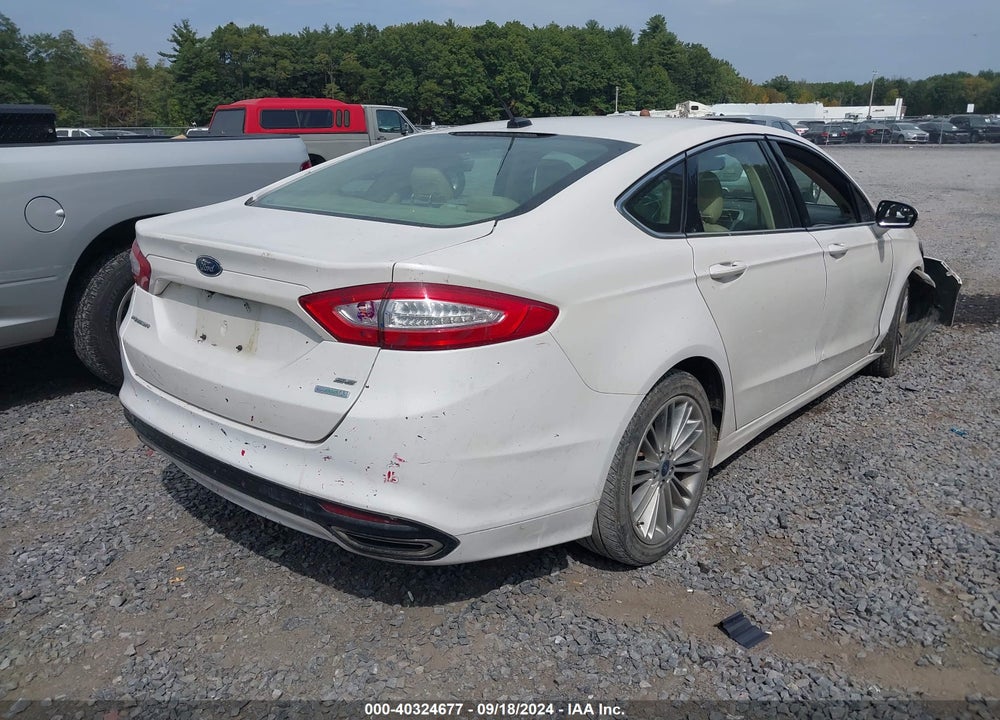 2016 FORD FUSION SE VIN: 3FA6P0H94GR169107