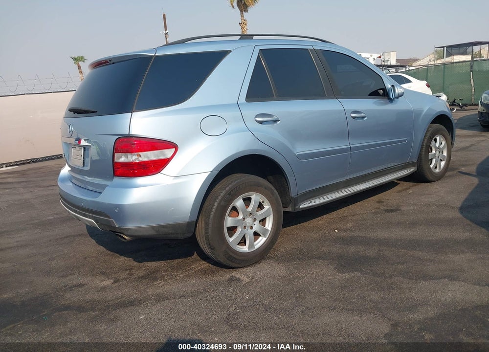 2006 MERCEDES-BENZ ML 350 4MATIC VIN: 4JGBB86E76A024296