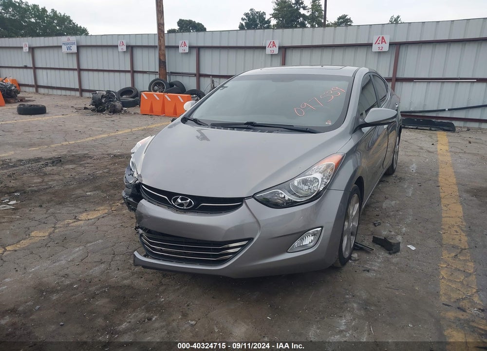 2011 HYUNDAI ELANTRA LIMITED (ULSAN PLANT) VIN: KMHDH4AE9BU097539