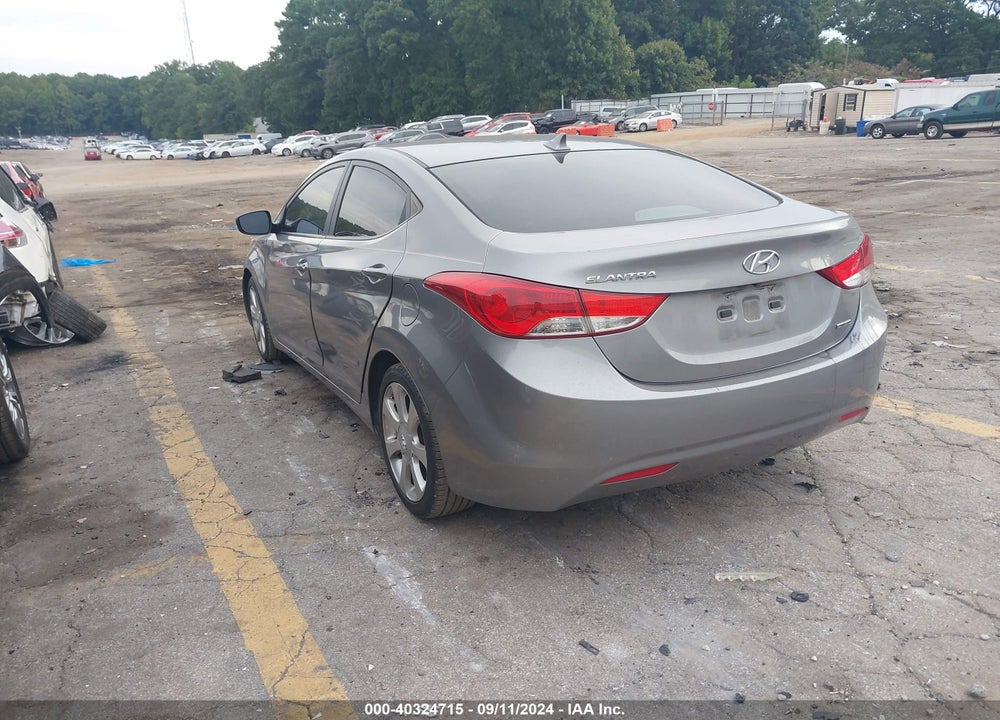 2011 HYUNDAI ELANTRA LIMITED (ULSAN PLANT) VIN: KMHDH4AE9BU097539