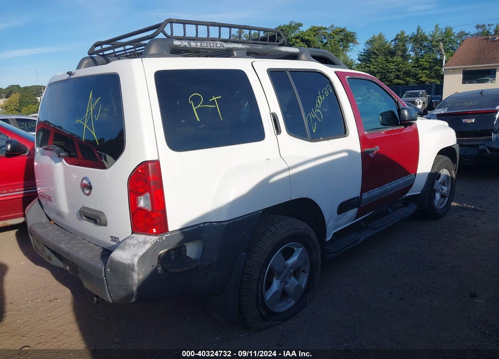 2005 NISSAN XTERRA SE VIN: 5N1AN08U35C637009