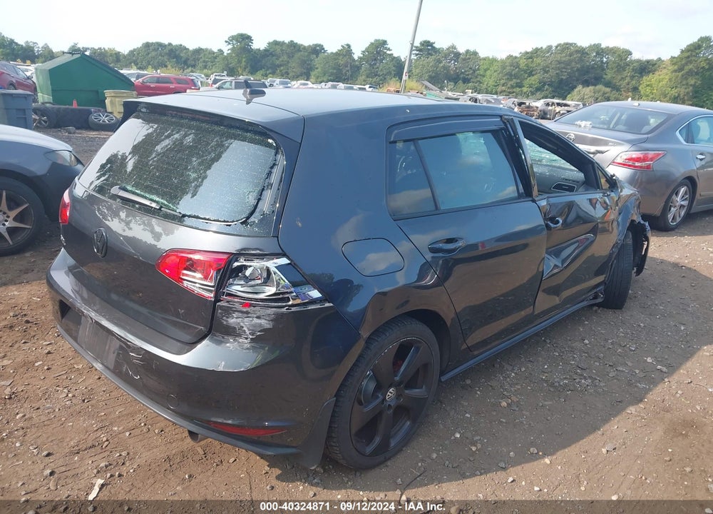 2015 VOLKSWAGEN GOLF GTI 2.0T SE 4-DOOR VIN: 3VW4T7AU2FM009501