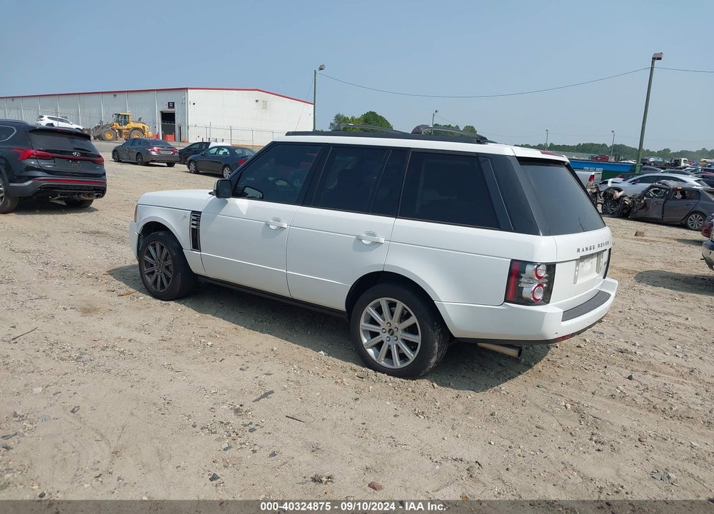 2012 LAND ROVER RANGE ROVER SUPERCHARGED VIN: SALMF1E48CA360769