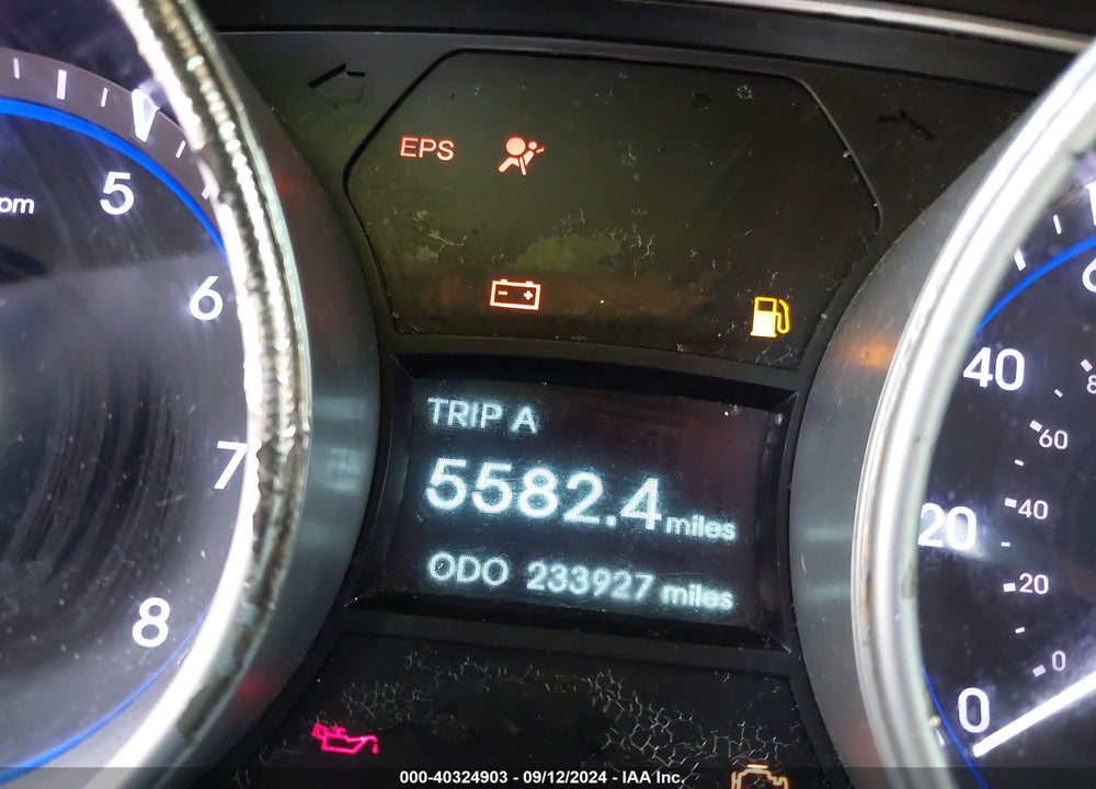 2012 HYUNDAI SONATA GLS VIN: 5NPEB4AC4CH435384