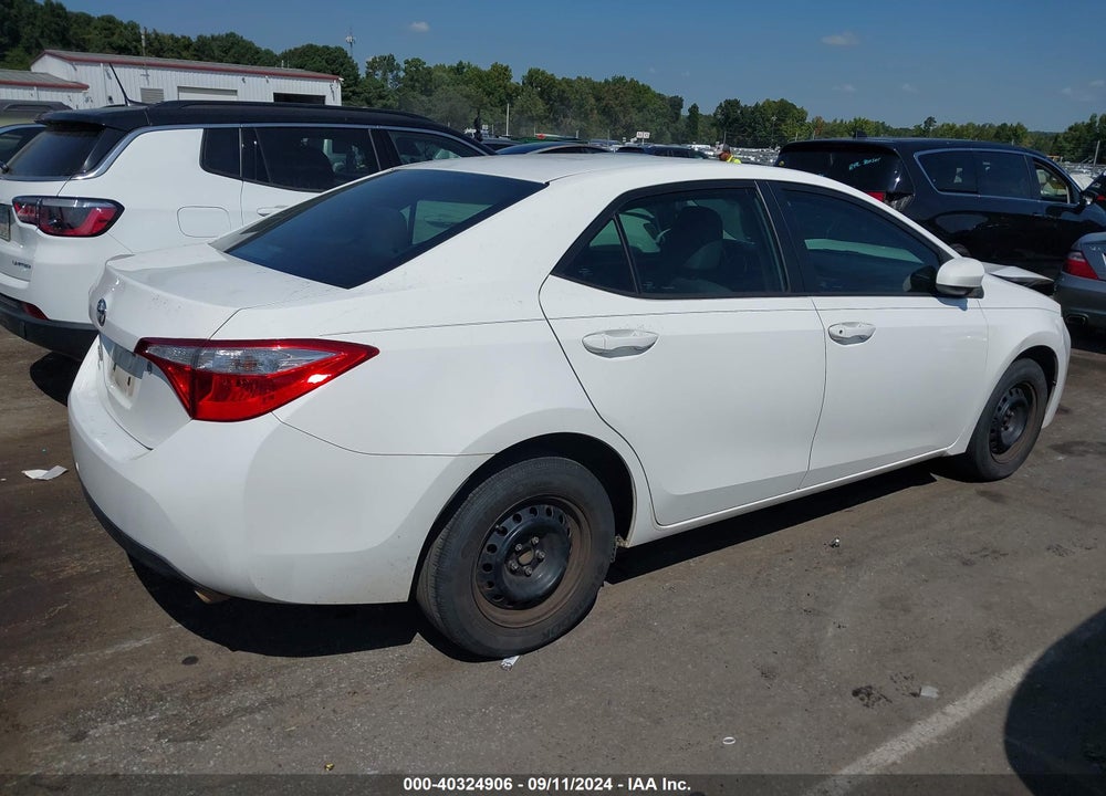 2016 TOYOTA COROLLA L VIN: 5YFBURHE0GP500631
