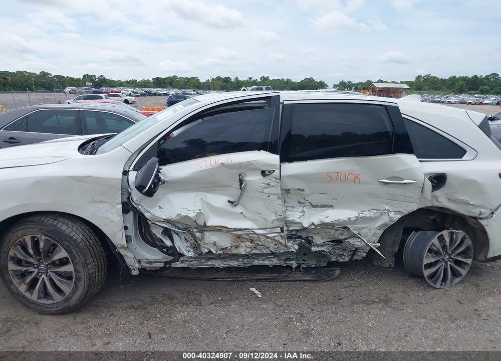 2015 ACURA MDX TECHNOLOGY PACKAGE VIN: 5FRYD3H44FB007591
