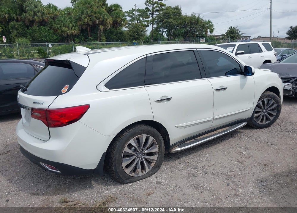 2015 ACURA MDX TECHNOLOGY PACKAGE VIN: 5FRYD3H44FB007591