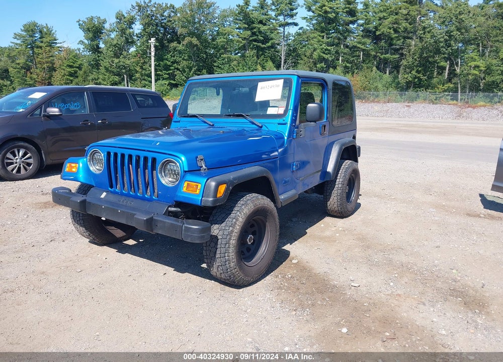 2003 JEEP WRANGLER X VIN: 1J4FA39S73P317518