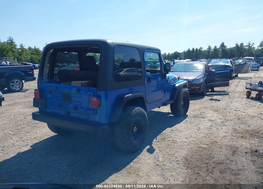 2003 JEEP WRANGLER X VIN: 1J4FA39S73P317518