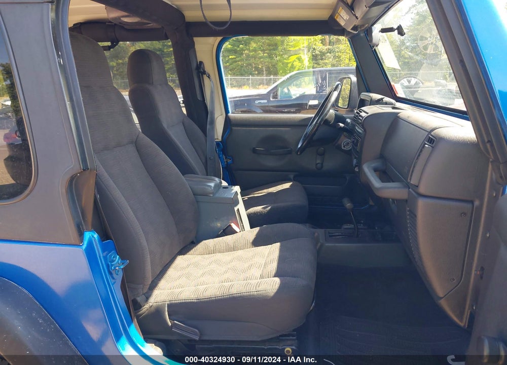 2003 JEEP WRANGLER X VIN: 1J4FA39S73P317518