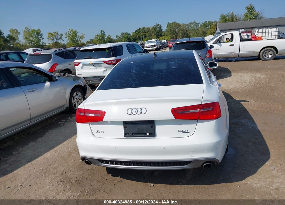 2015 AUDI A6 3.0T PREMIUM PLUS VIN: WAUFGAFC7FN013432