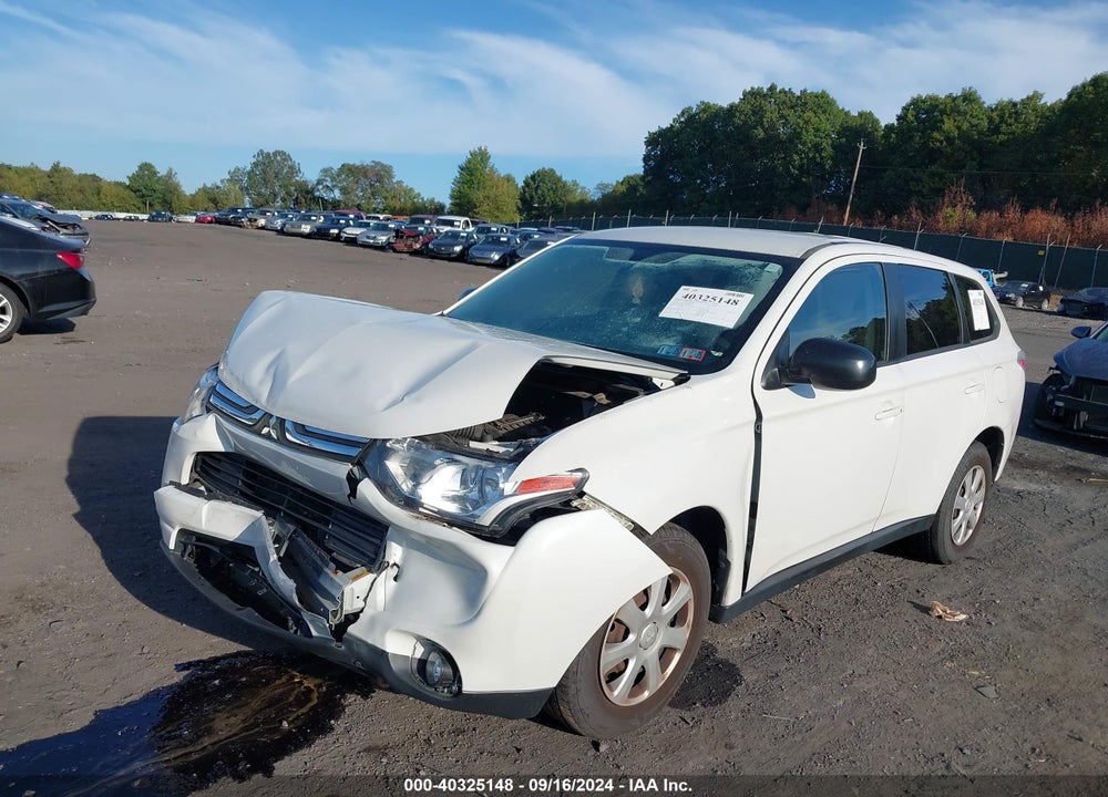 2014 MITSUBISHI OUTLANDER VIN: JA4AD2A33EZ007017