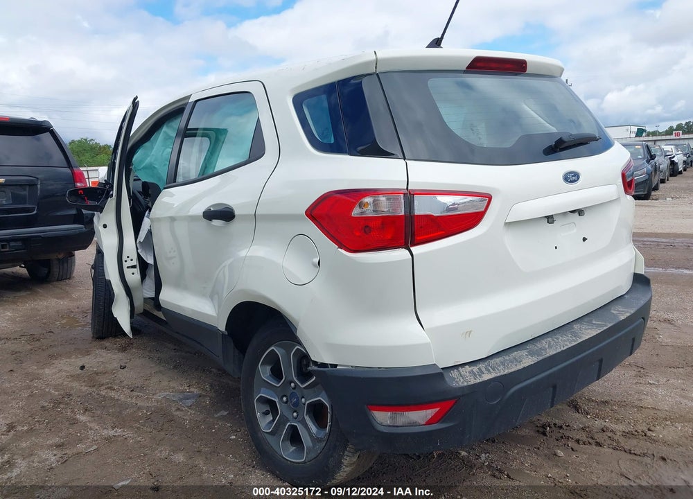 2022 FORD ECOSPORT S VIN: MAJ6S3FL4NC466954