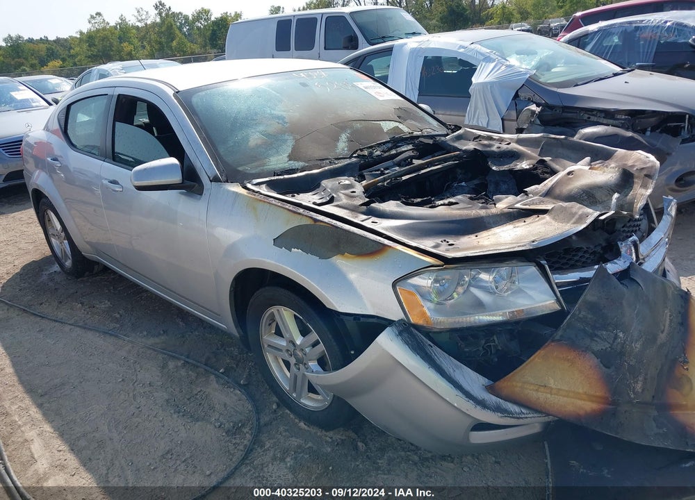 2012 DODGE AVENGER SXT VIN: 1C3CDZCB8CN133328