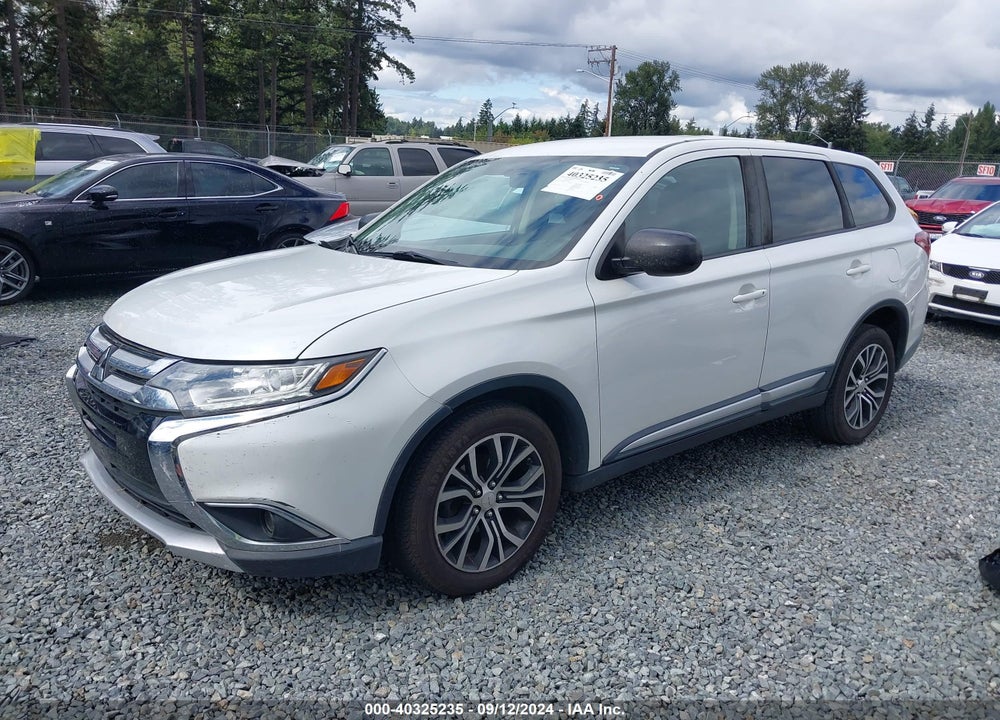 2017 MITSUBISHI OUTLANDER ES VIN: JA4AZ2A37HZ017877