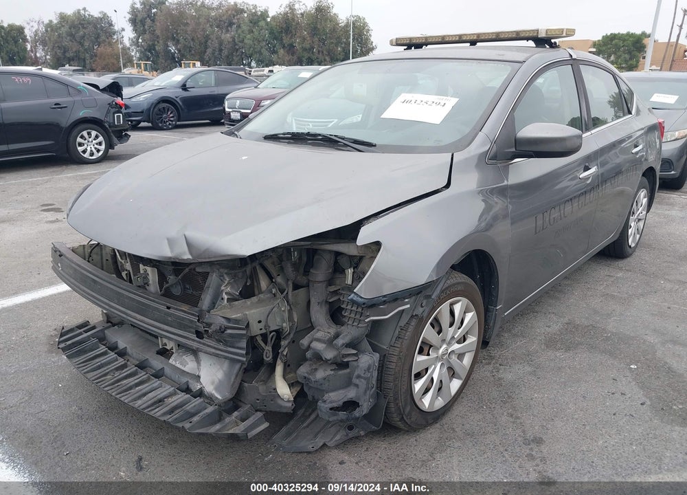 2016 NISSAN SENTRA S VIN: 3N1AB7AP8GY301993