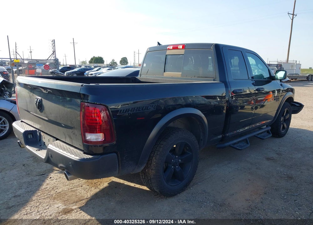 2020 RAM 1500 CLASSIC WARLOCK QUAD CAB 4X2 6'4 BOX VIN: 1C6RR6GT0LS121305