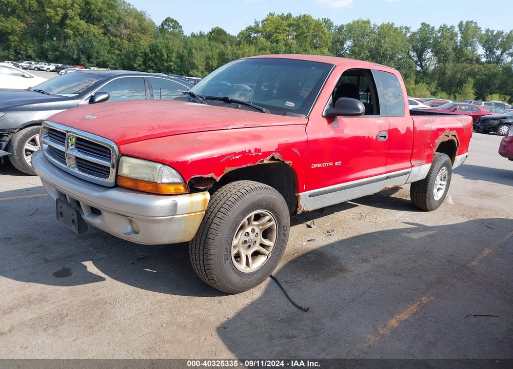 2002 DODGE DAKOTA SLT VIN: 1B7GG42X72S523860