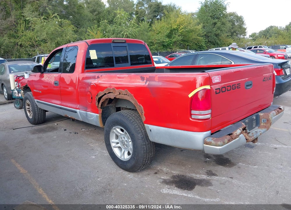2002 DODGE DAKOTA SLT VIN: 1B7GG42X72S523860