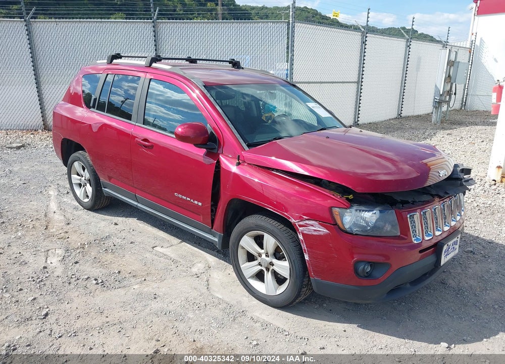 2016 JEEP COMPASS LATITUDE VIN: 1C4NJDEB8GD542244