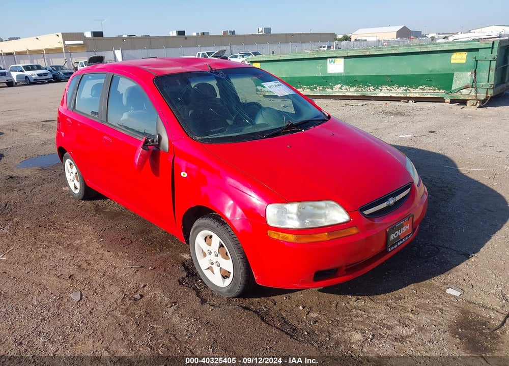 2005 CHEVROLET AVEO SPECIAL VALUE VIN: KL1TD62635B378824
