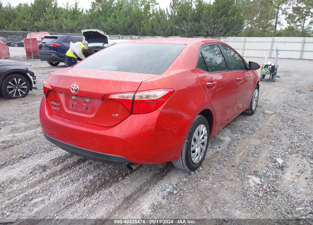 2019 TOYOTA COROLLA LE VIN: 5YFBURHE4KP905254