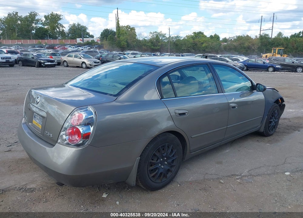 2005 NISSAN ALTIMA 2.5 S VIN: 1N4AL11D95N438308