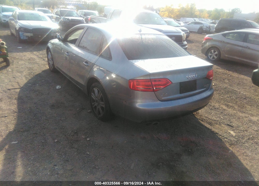 2010 AUDI A4 2.0T PREMIUM VIN: WAUBFAFL4AN028111
