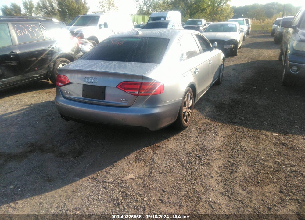 2010 AUDI A4 2.0T PREMIUM VIN: WAUBFAFL4AN028111