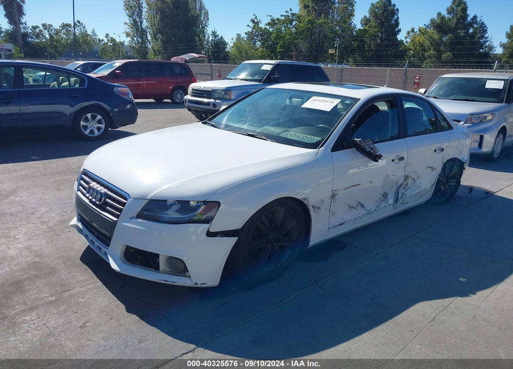 2011 AUDI A4 2.0T PREMIUM VIN: WAUAFAFL9BN037139