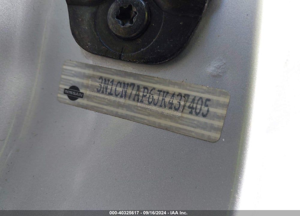 2018 NISSAN VERSA 1.6 SV VIN: 3N1CN7AP6JK437405