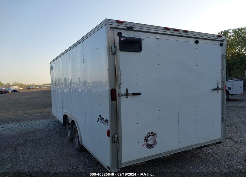 2015 HOMESTEADER PATIOT 820PT ENCLOSED TRAILER VIN: 5HABE2024FN035650