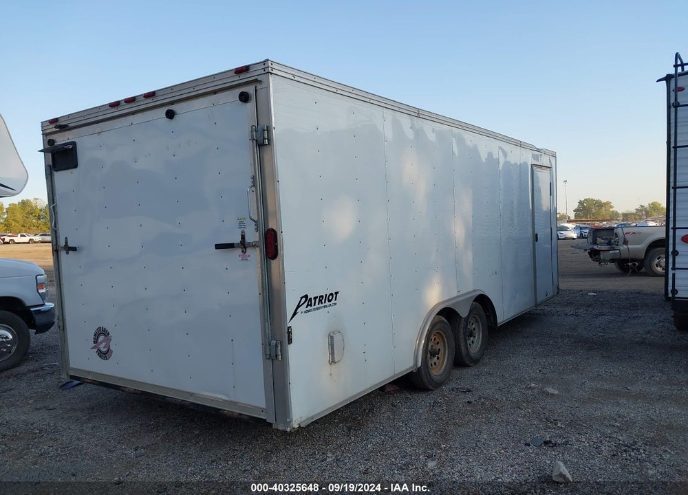 2015 HOMESTEADER PATIOT 820PT ENCLOSED TRAILER VIN: 5HABE2024FN035650