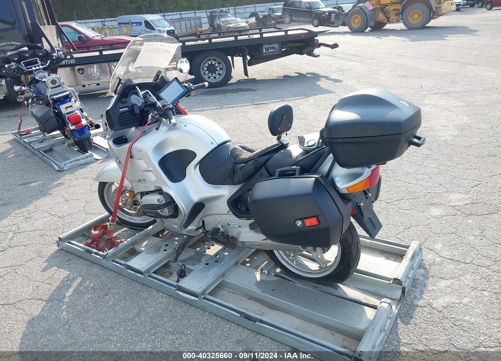 2002 BMW R1150 RT VIN: WB10499A82ZE87872