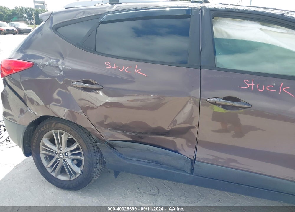 2014 HYUNDAI TUCSON SE VIN: KM8JU3AGXEU949010