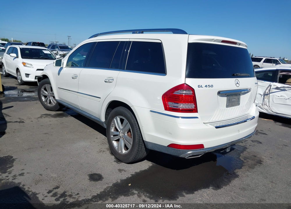 2011 MERCEDES-BENZ GL 450 4MATIC VIN: 4JGBF7BE1BA724281
