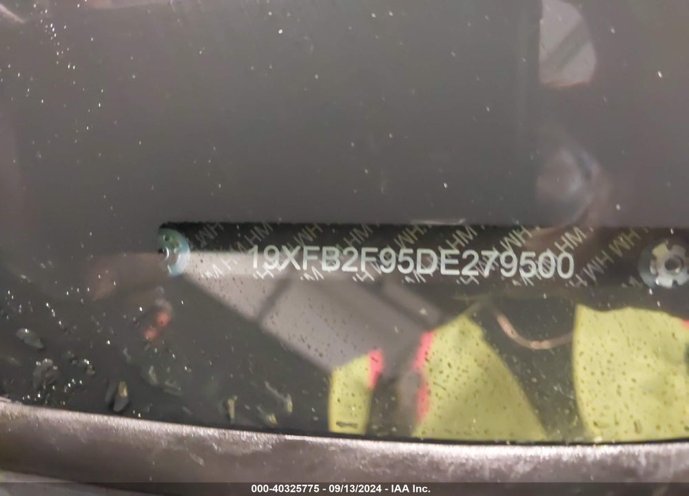 2013 HONDA CIVIC EX-L VIN: 19XFB2F95DE279500