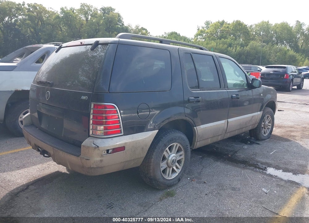2004 MERCURY MOUNTAINEER VIN: 4M2ZU86K94UJ20200