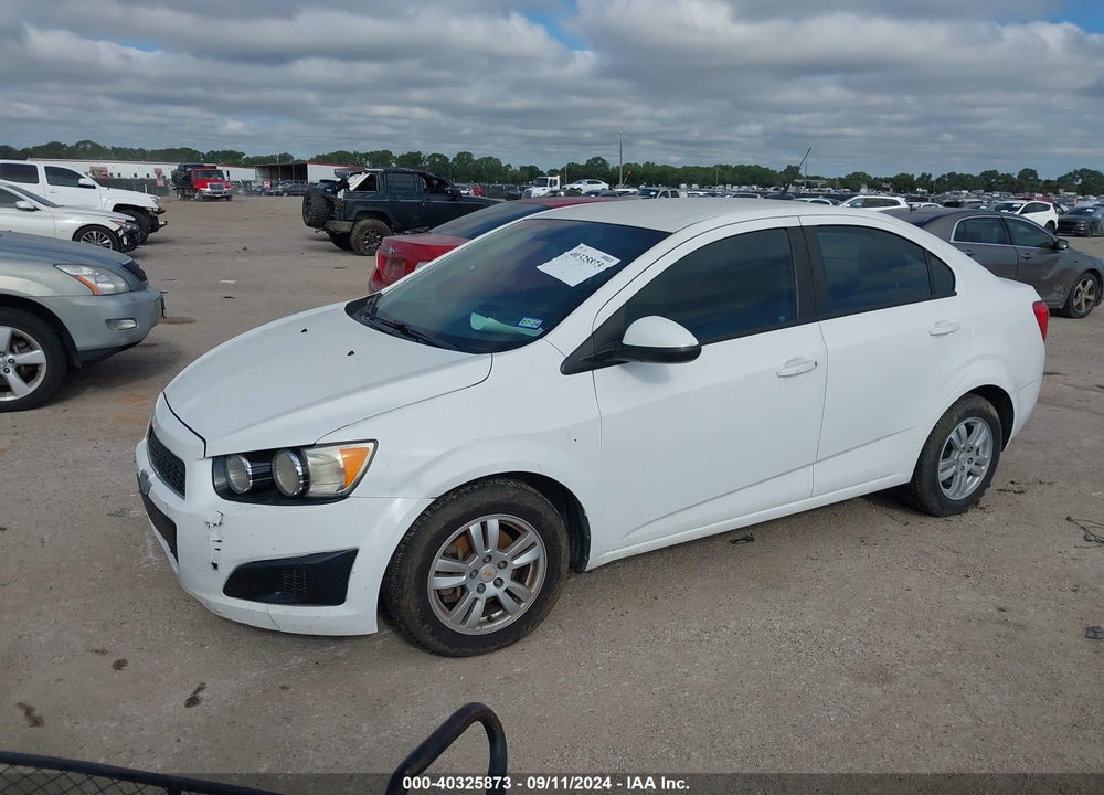 2012 CHEVROLET SONIC 2LS VIN: 1G1JA5SH8C4188077