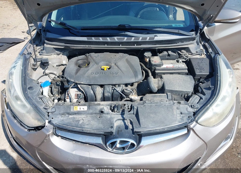 2014 HYUNDAI ELANTRA LIMITED VIN: 5NPDH4AE4EH506971