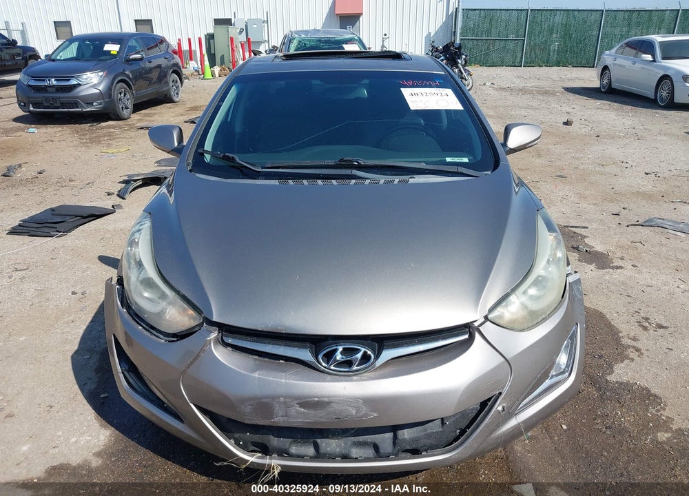 2014 HYUNDAI ELANTRA LIMITED VIN: 5NPDH4AE4EH506971