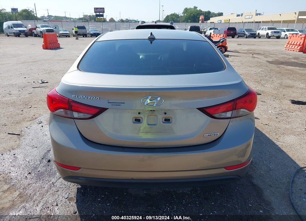 2014 HYUNDAI ELANTRA LIMITED VIN: 5NPDH4AE4EH506971